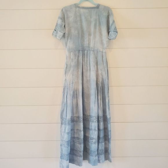 LoveShackFancy Edie Cotton Crochet Lace Midi Dress - Picture 9 of 16